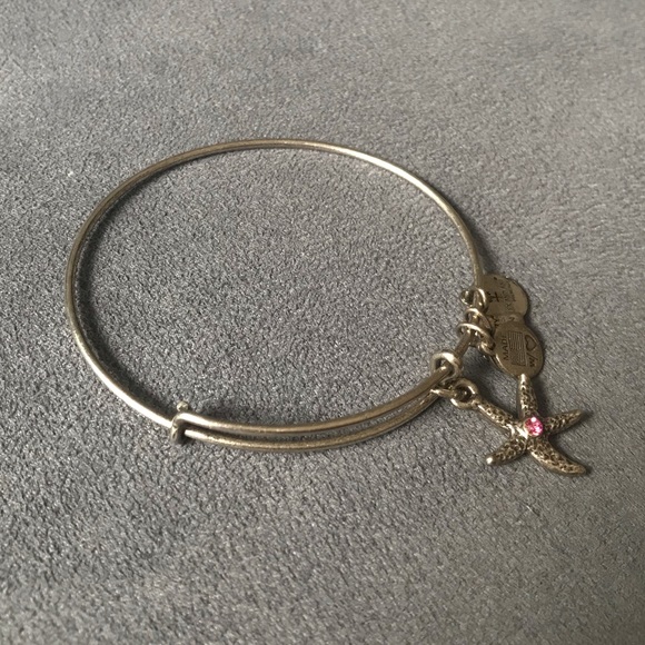 Alex and Ani Pink Starfish Charm Bracelet - Picture 2 of 2